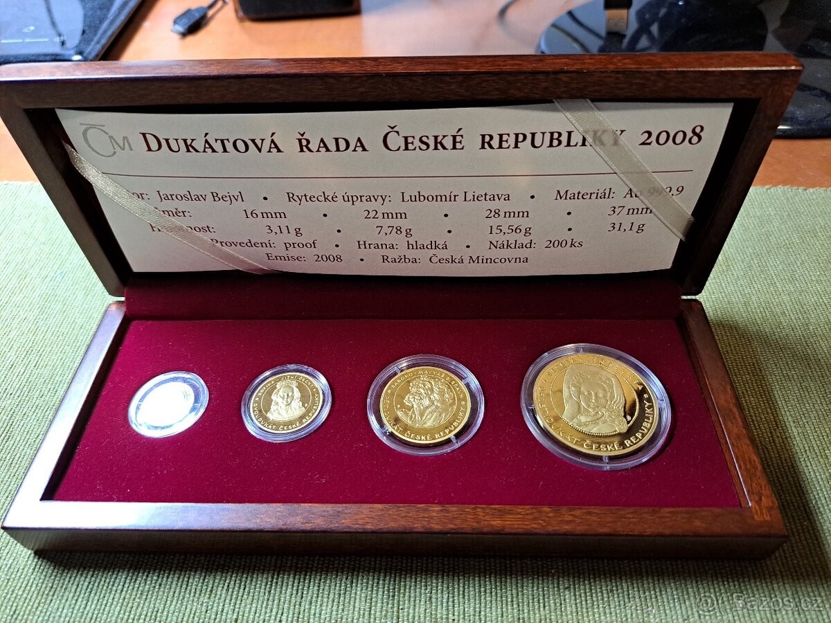 Dukátová řada České Republiky 2008