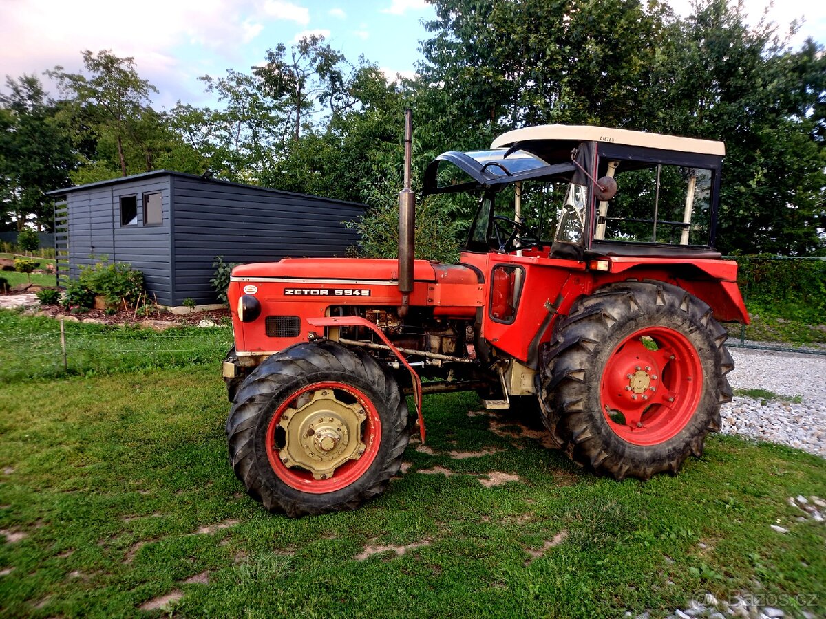 Zetor 5945, platné doklady, těžká přední náprava