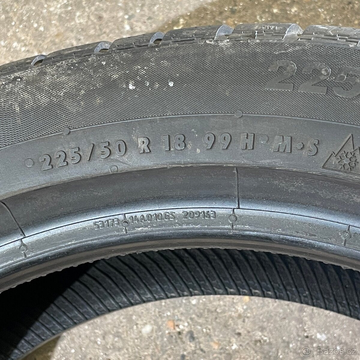 Zimní pneu 225/50 R18 99H Continental rf 6mm