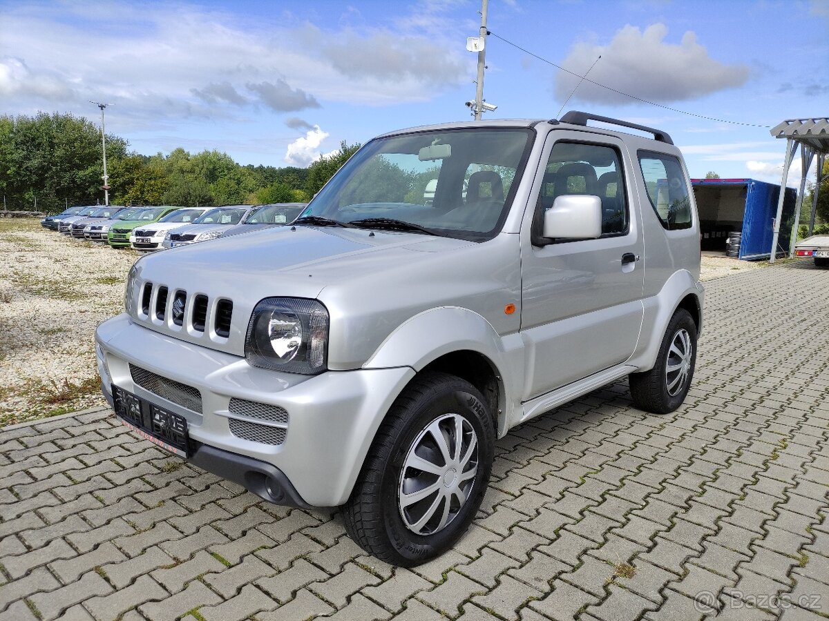 SUZUKI JIMNY 1.3i 63KW 4x4,ZÁVĚS,KLIMA,HAGUSY,4x EL.OKNA.