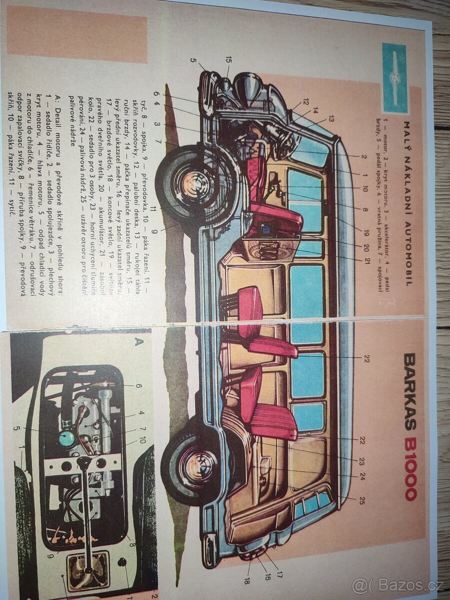 Barkas B1000 obrázek schéma