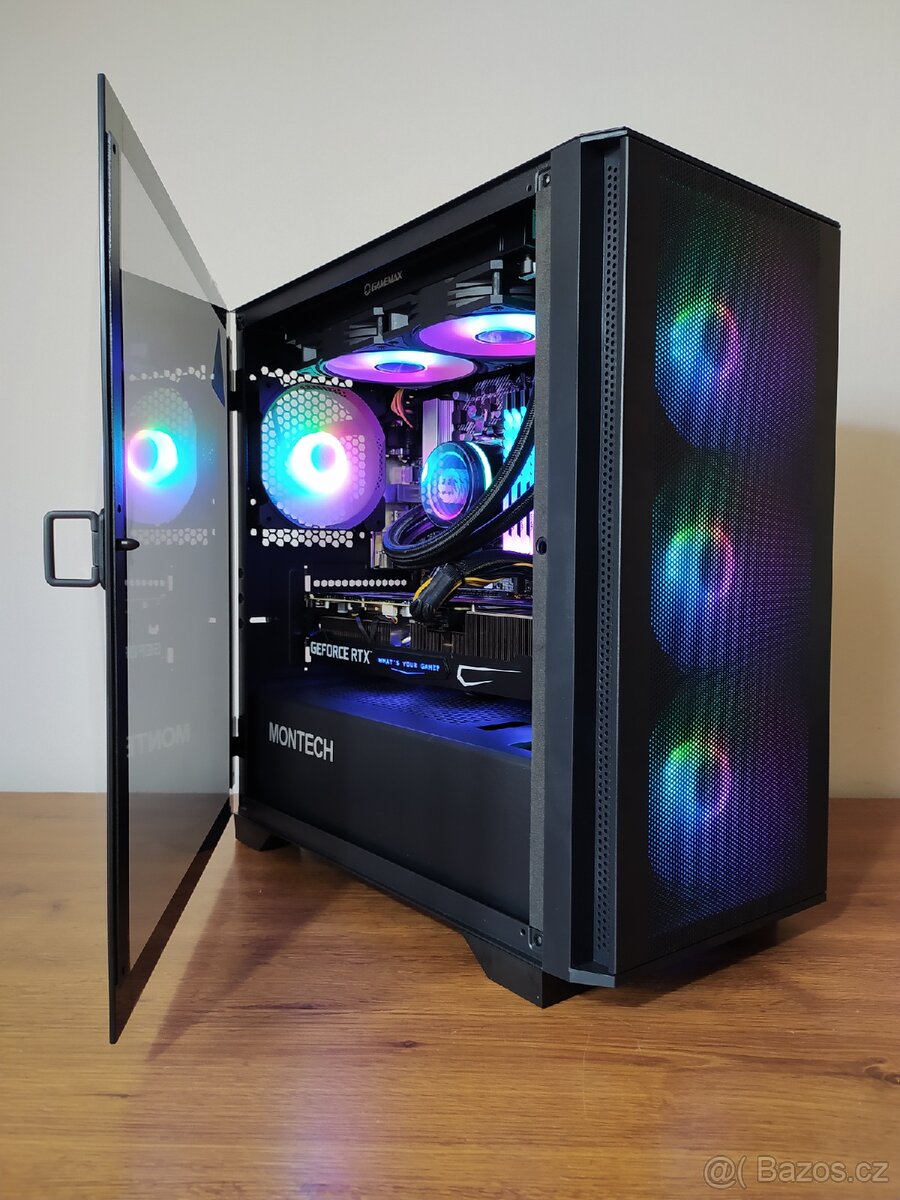 Herní PC: RTX 3080 10gb, Ryzen 7 5800x, 2tb M.2 ssd, ZÁRUKA