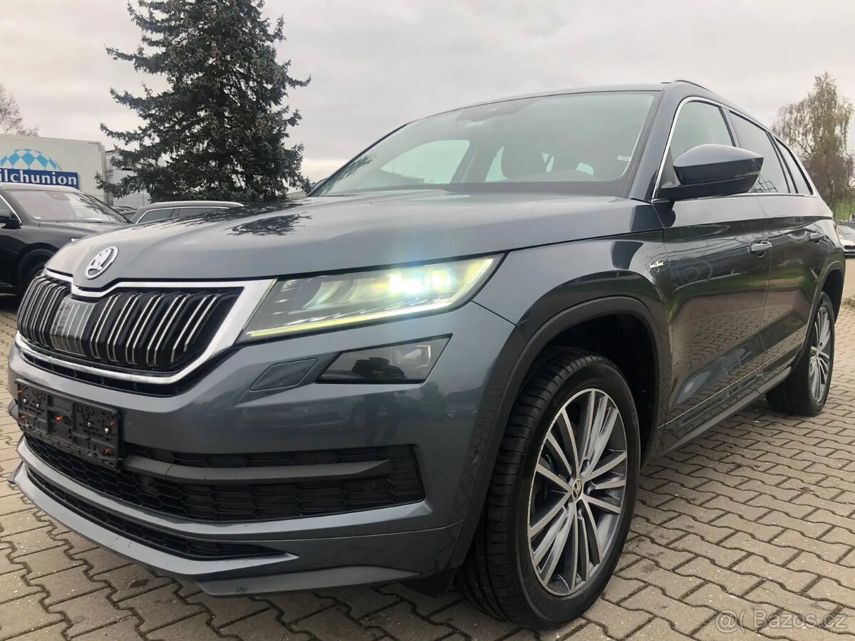 Škoda Kodiaq L&K TDI 140kw 4x4 DSG/tažné/360°/webasto/ACC