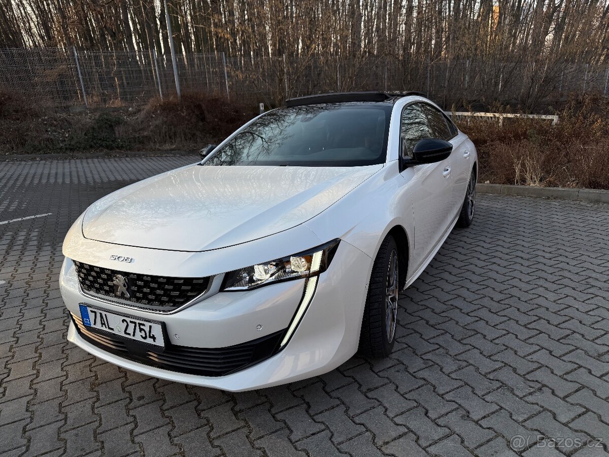 Peugeot 508, 165kW, GT, Tažné, PANO, TOP STAV + VÝBAVA