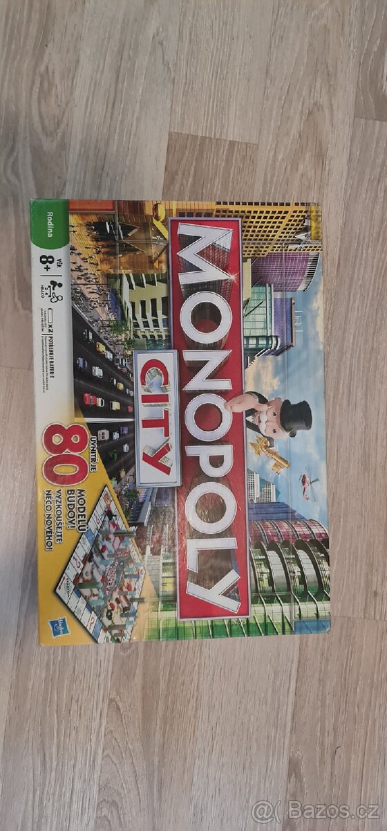 Stolní hra Monopoly city, jen rozbalená