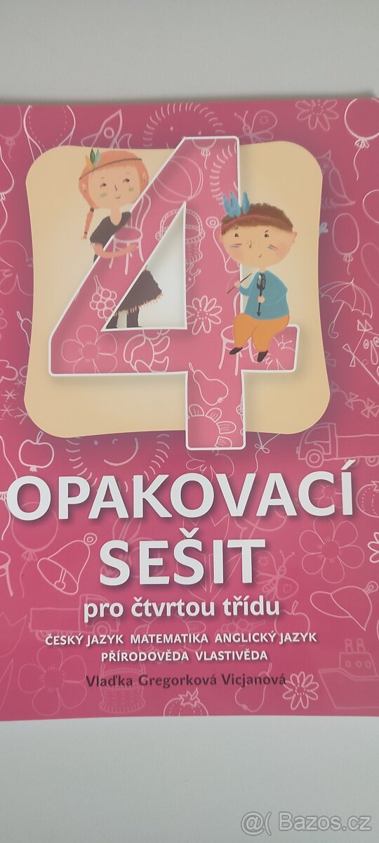 Opakovací sešit pro čtvrtou třídu.