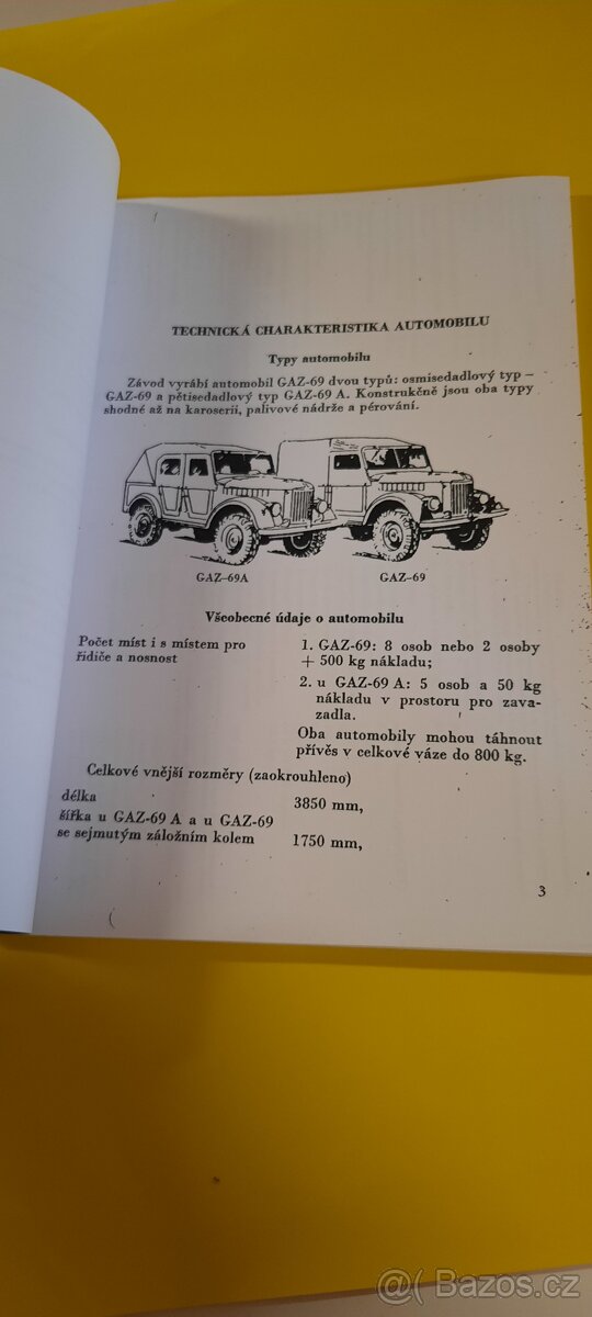 Gaz 69 přiručka