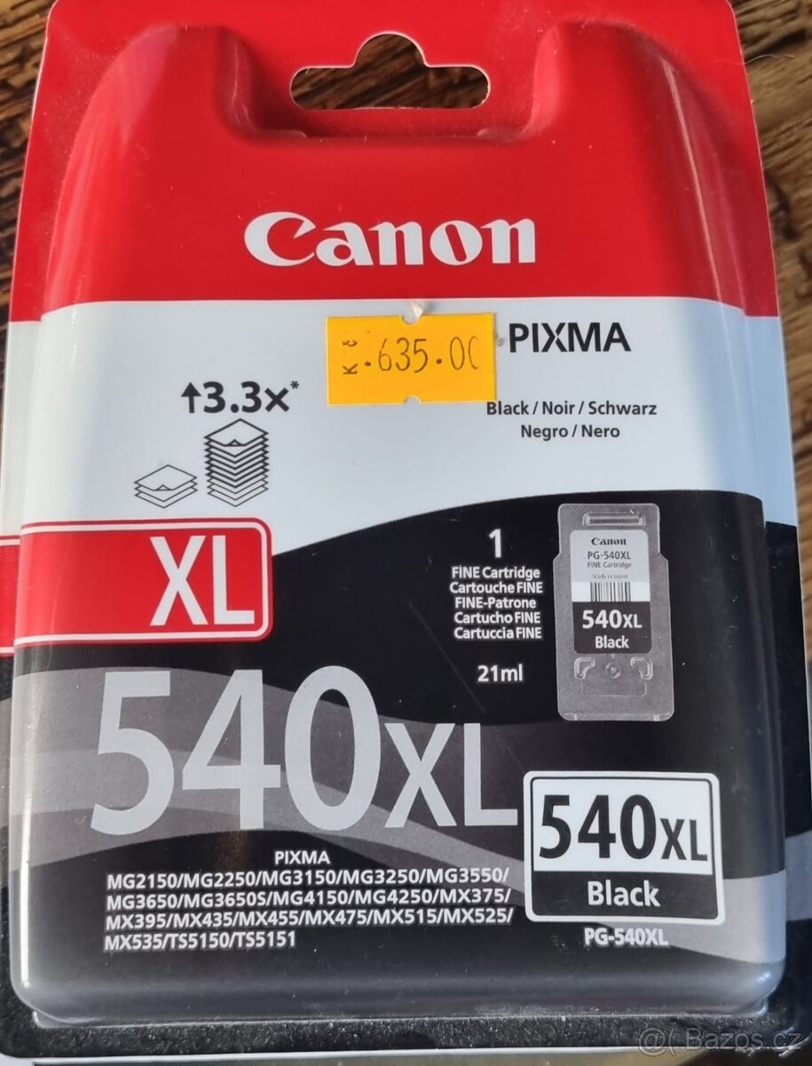 Náplň / Cartridge pro tiskárny Canon Pixma 560XL černá