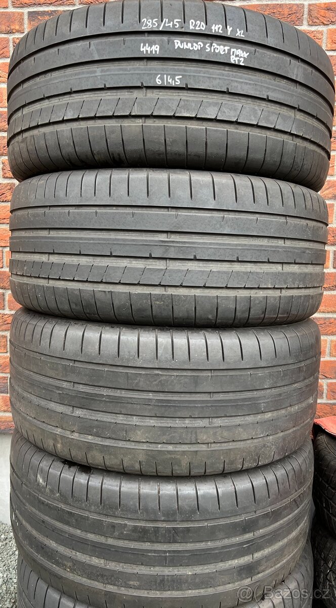 Letní pneumatiky 285/45 R20 112Y XL Dunlop Sport Maxx RT2