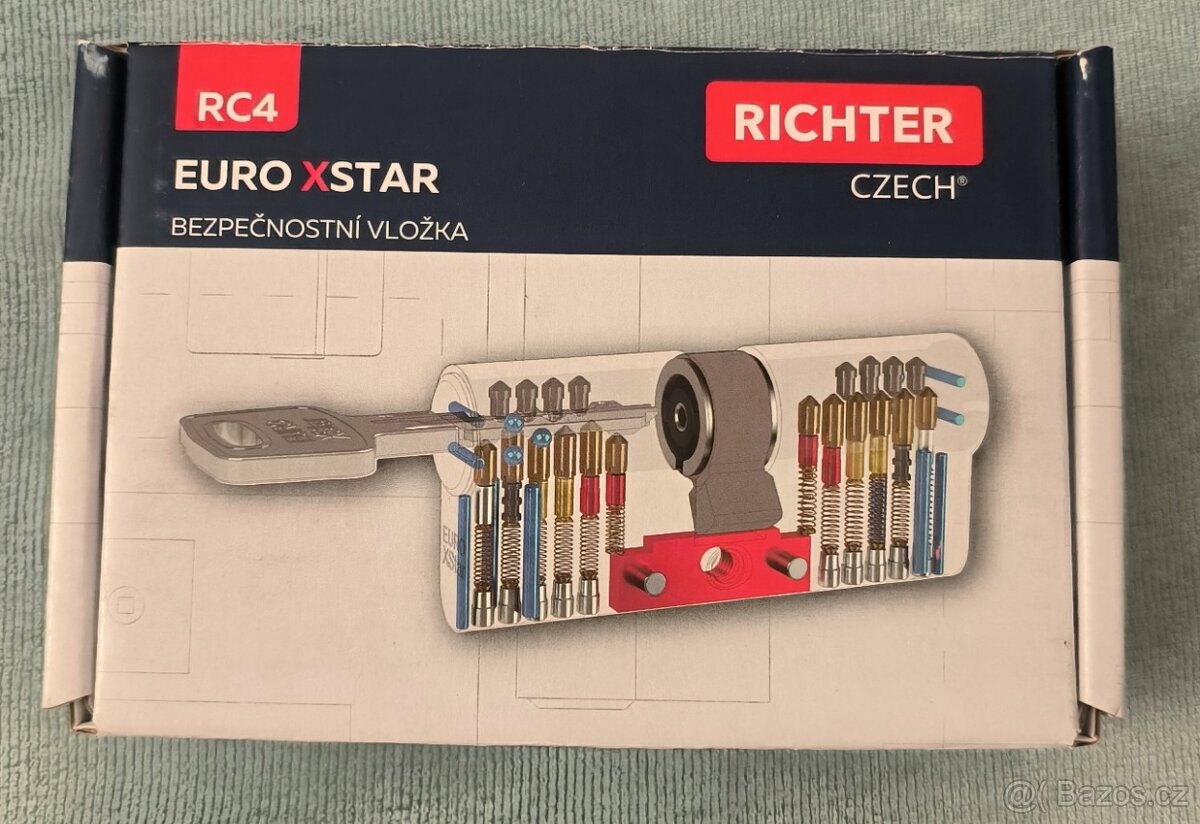 Richter Czech EURO XSTAR Bezpečnostní vložka 30/35K, 6 klíčů