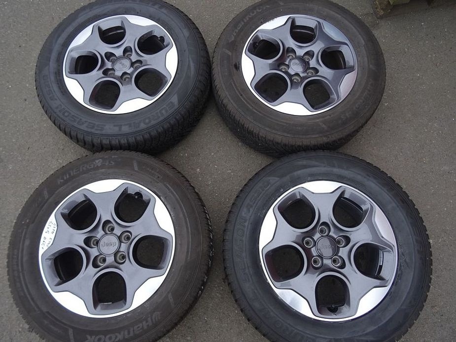 Alu disky originál Jeep, 16", 5x110, ET 40, celoroční sada