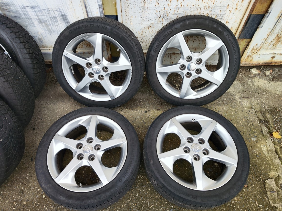 17"letní alu sada 5x114 origo Kia Ceed Venga i30 225/45