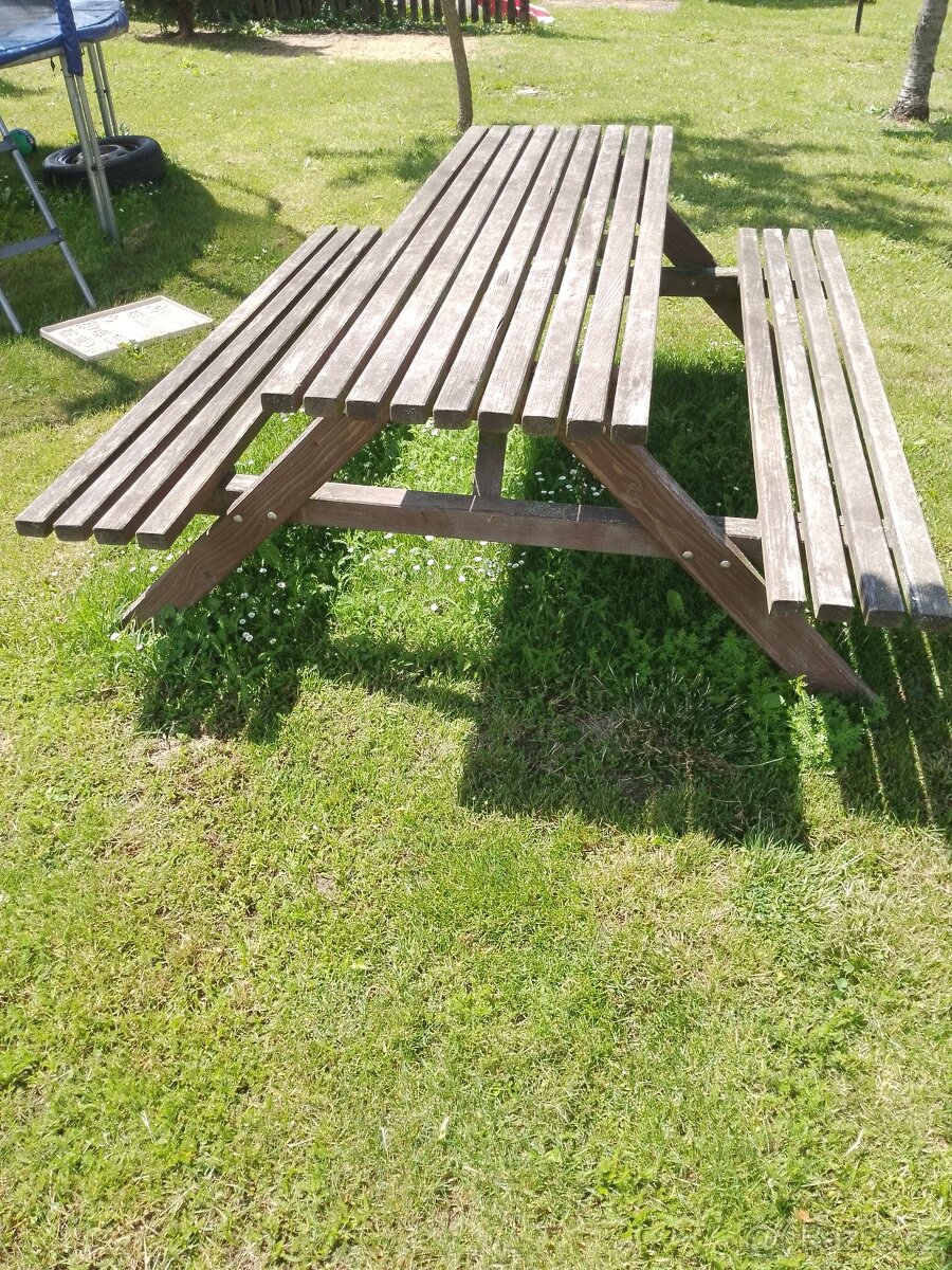 NOVÉ  pivní set , zahradní lavice, zahradní stůl