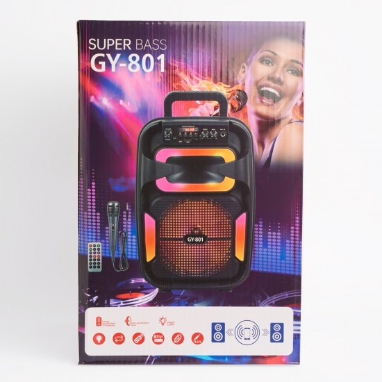 SUPER BASS GY801 REPRODUKTOR BLUETOOTH