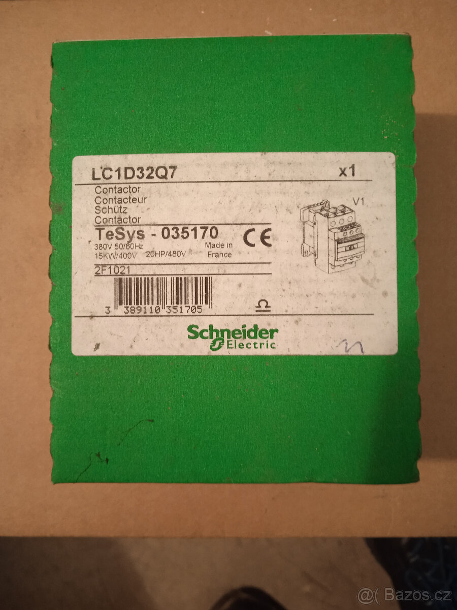 Prodám SCHNEIDER Stykač LC1D32Q7 380VAC