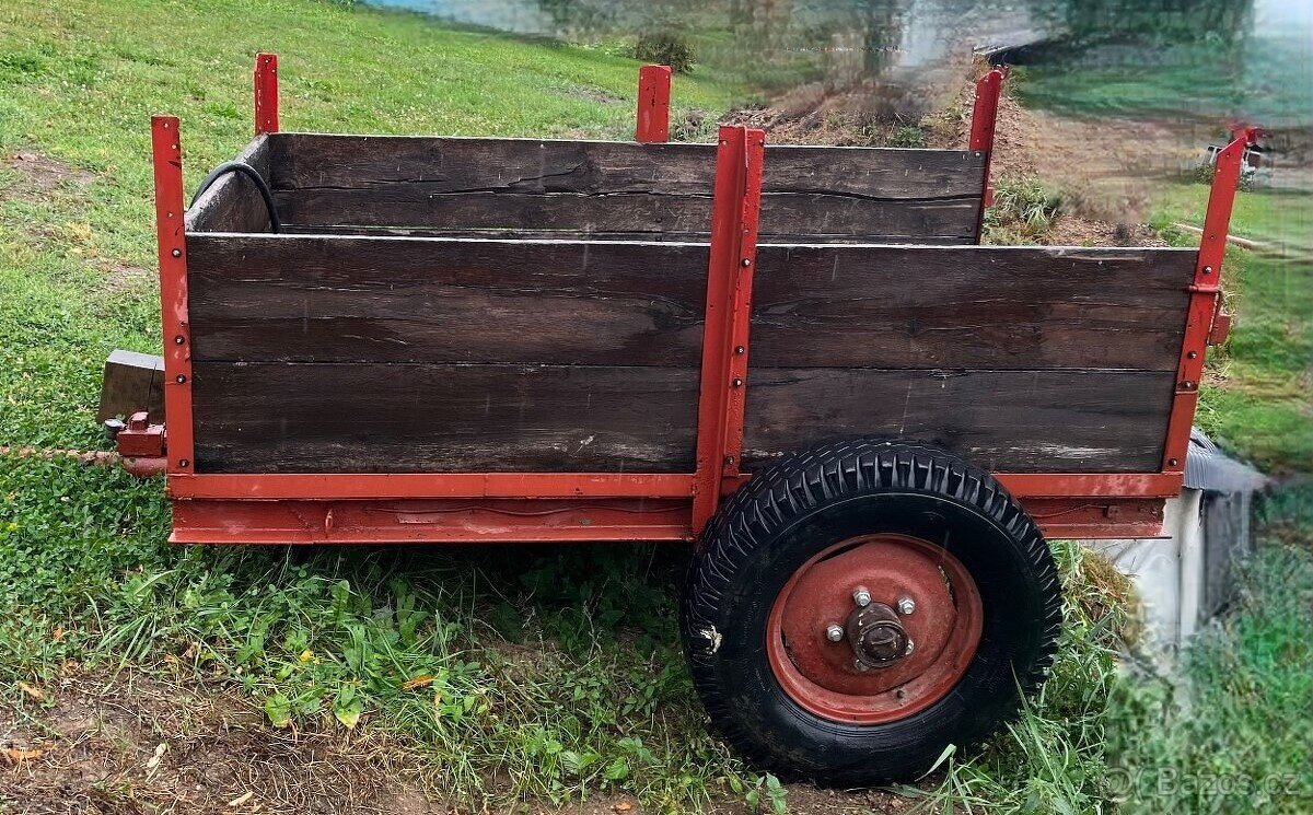 Kára za traktor,malotraktor sklopná