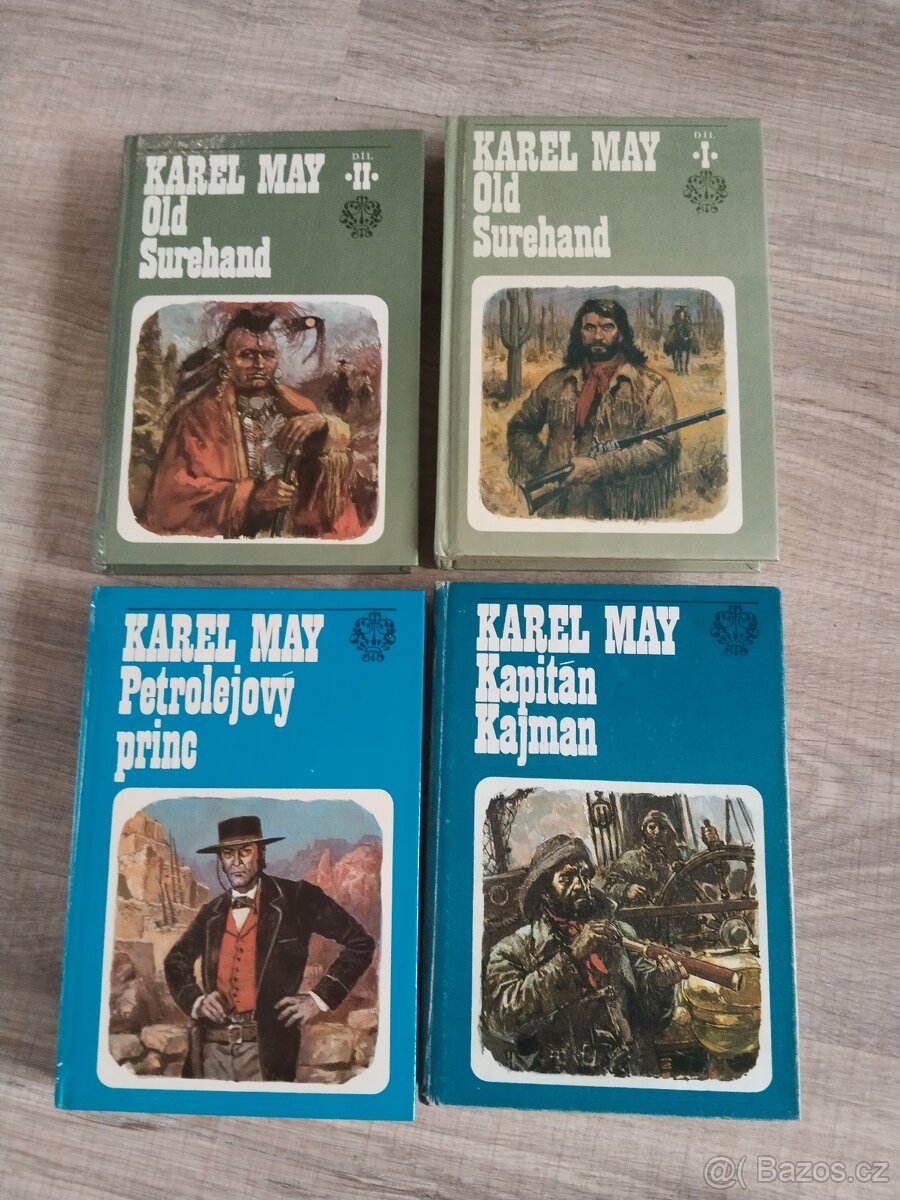 Karel May - Old Surehand I,II, Kapitán Kajman, Petrolejový p