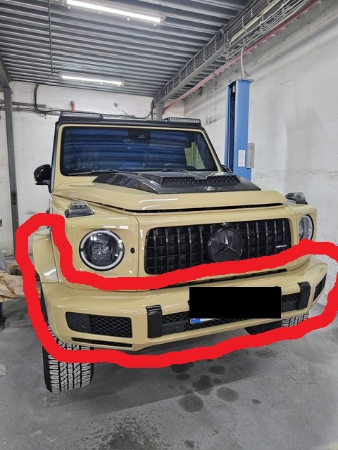 Naraznik blatniky maska Mercedes G