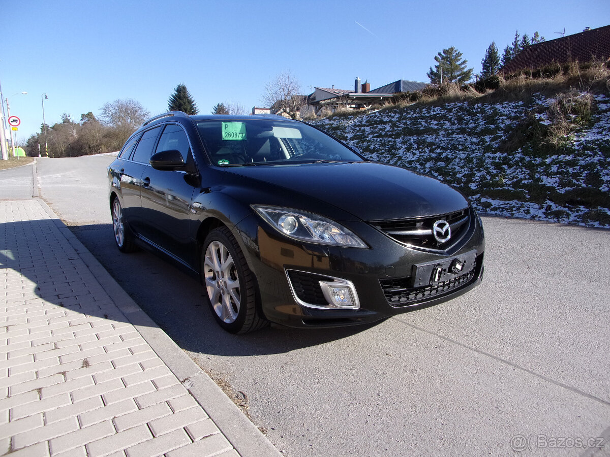 Mazda 6 sport 2.5i 16V kombi,xenony,kůže,střeš.okno,TOP