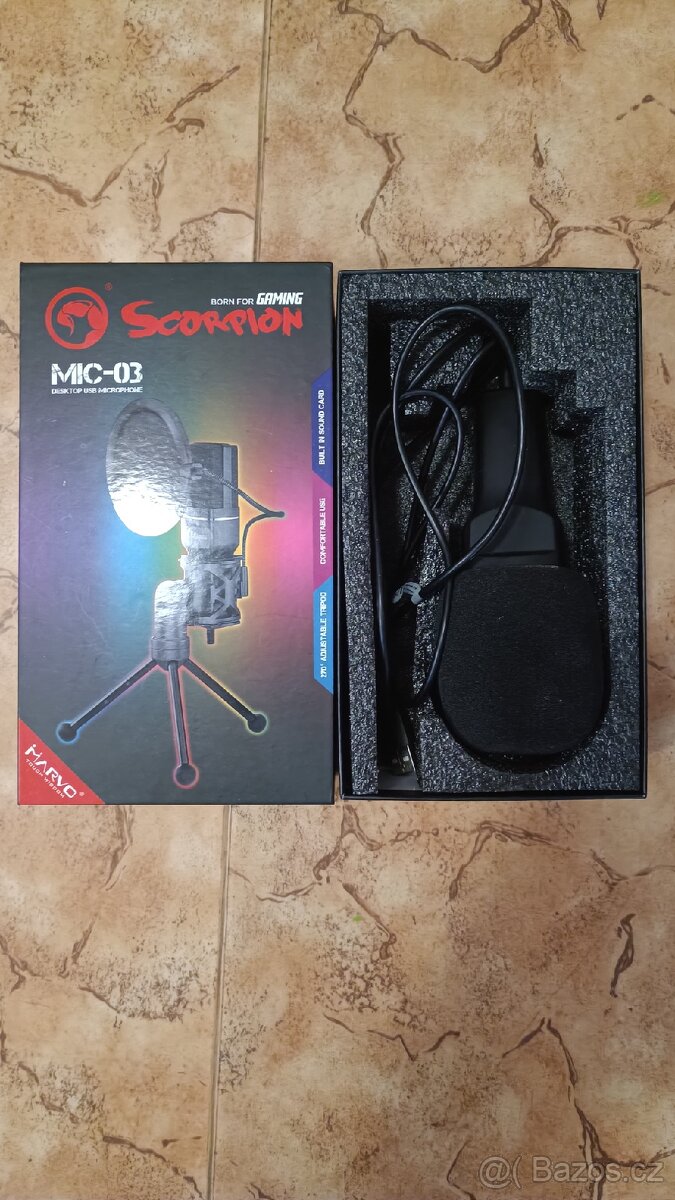 MARVO MIC-03 Mikrofon k PC