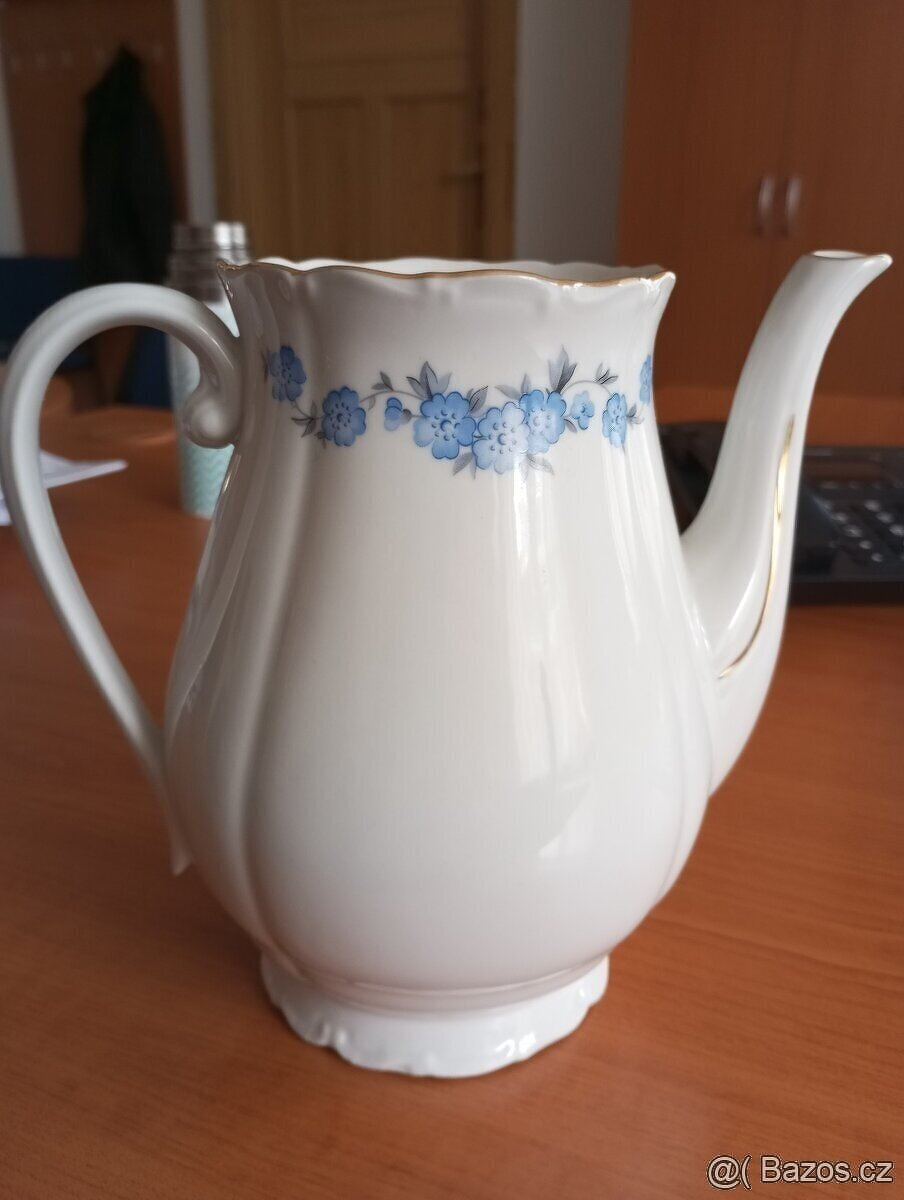 Porcelánova čajová konvice velká 17,5 cm na výšku Mohu i pos