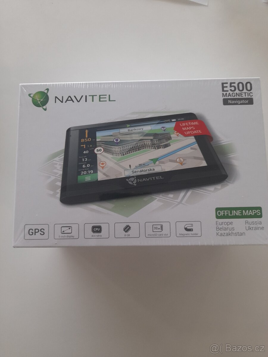 navigace NAVITEL E500 magnetic navigator - nová, zabalená