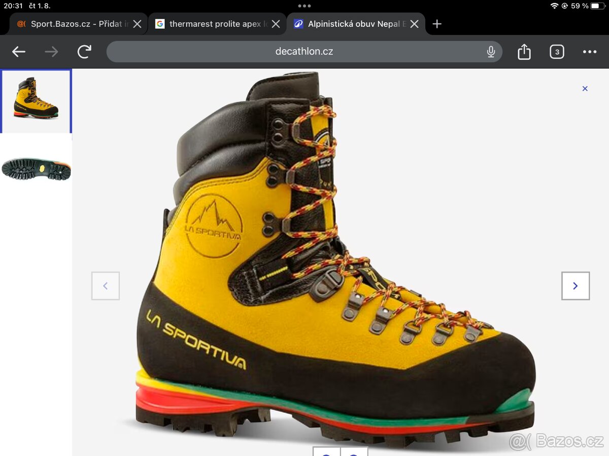 Horolezecké alpinistické boty - pohorky La Sportiva