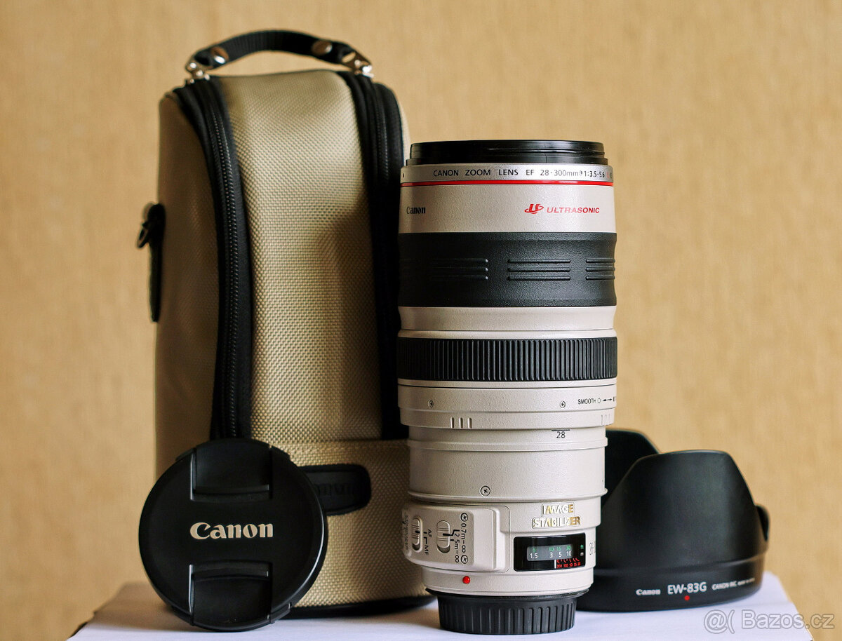 CANON EF 28-300mm f/3,5-5,6L IS USM, zánovní, jedinečný zoom