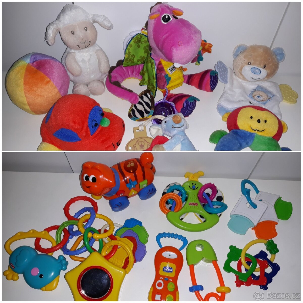 Hračky pro nejmenší Lamaze, Chicco, Fisher Price aj.