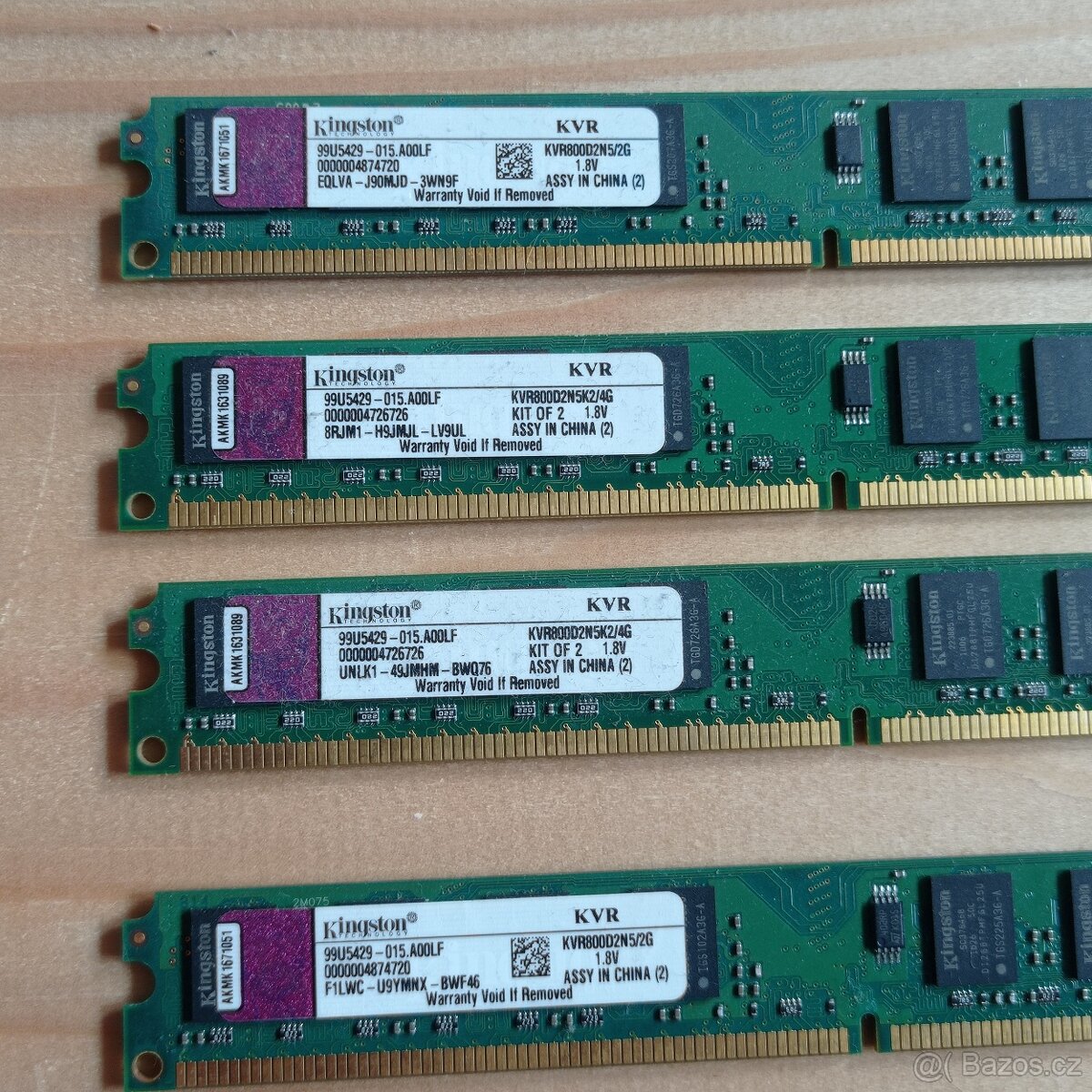 Ram Kingston 2GB DDR2 800MHz 4kus