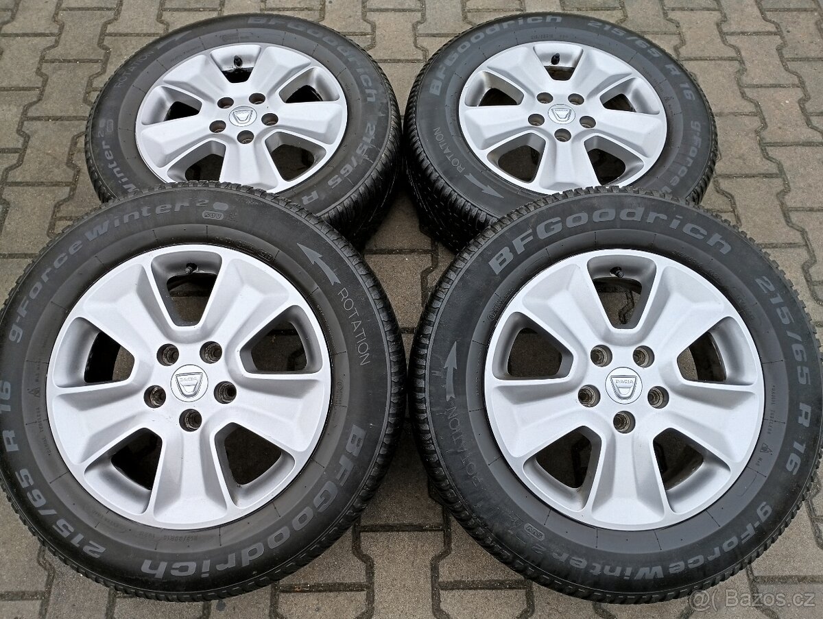 Originál alu sada disků Dacia Duster 5x114,3 R16