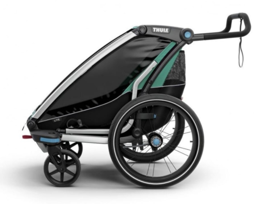 Thule Chariot Lite 2 + kočárkový a bike set - málo používaný