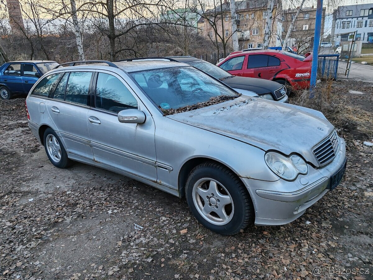 Mercedes Benz W203 řady C benzín kompressor 6rychlost manual