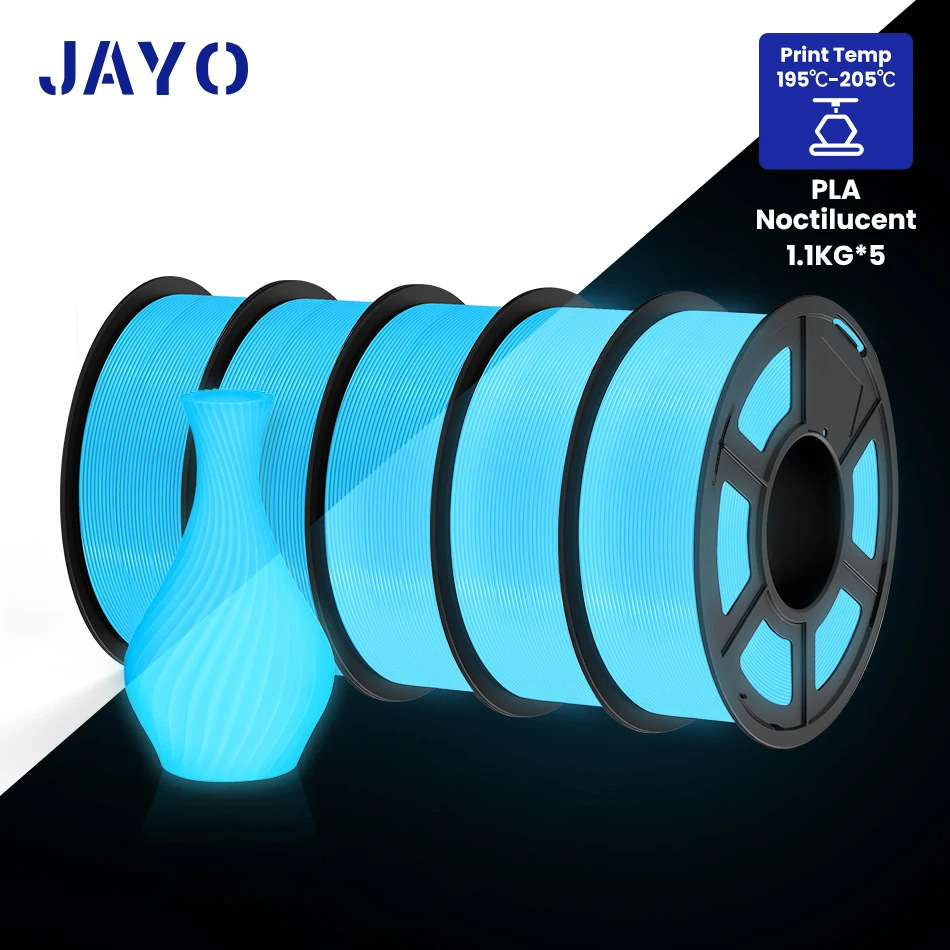 🌟 Svítící filament JAYO 1.1 KG modrá 🌟