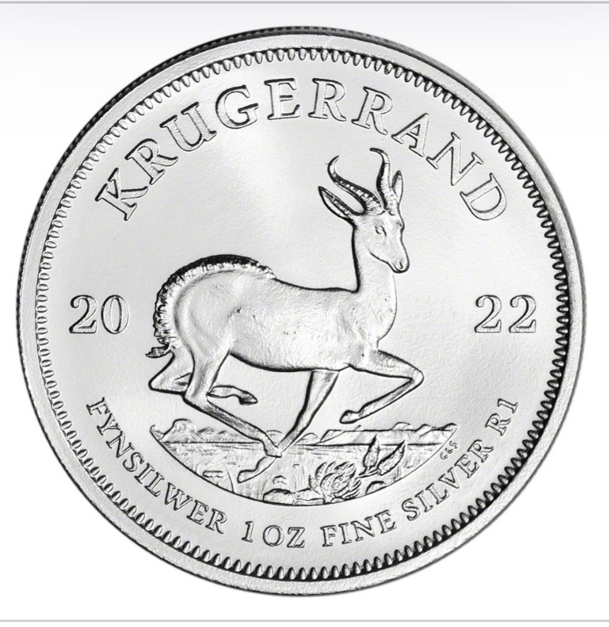 South Africa Mint Stříbrná mince Krugerrand 2022 31,1 g