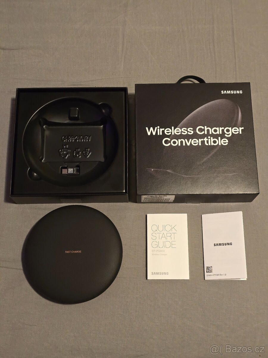 Samsung - Convertible Wireless Charger (EP-PG950B)