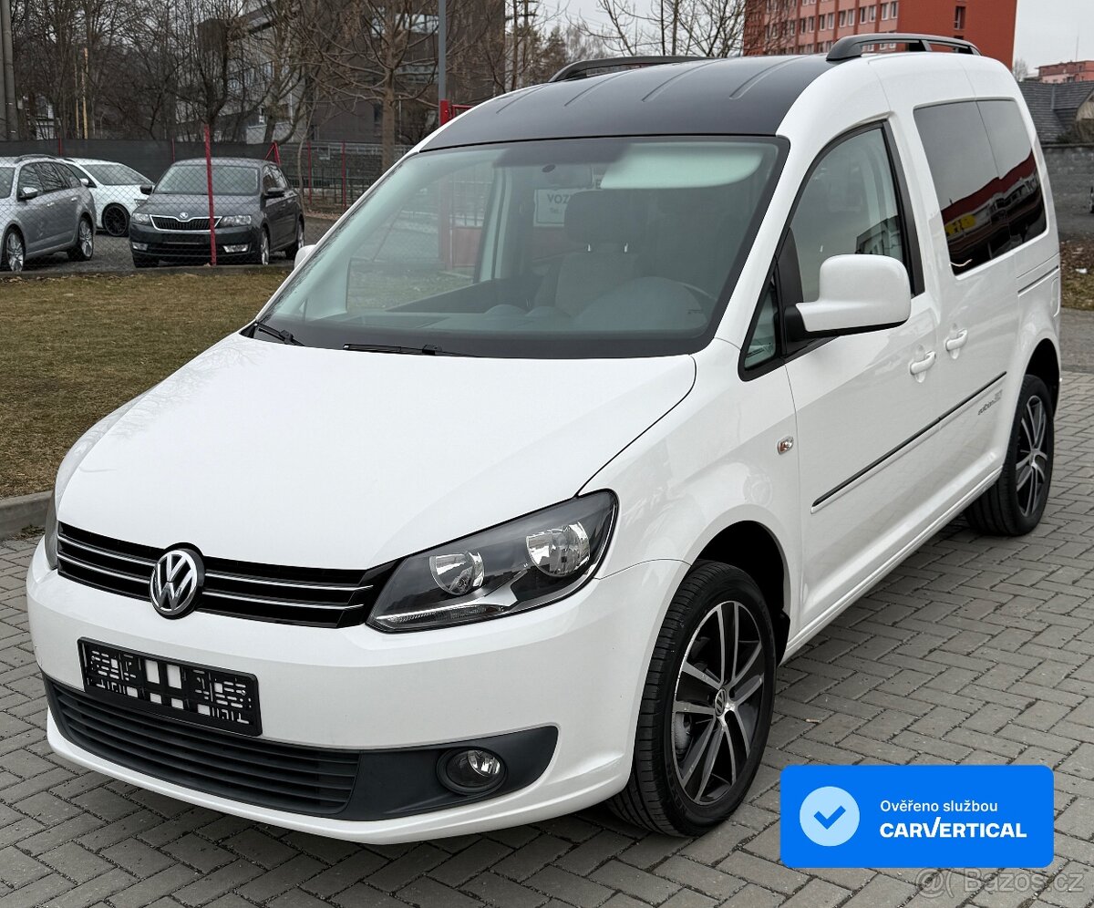 VW CADDY 1.6TDI 75kw—2014—EDITION 30—KŮŽE—Historie—