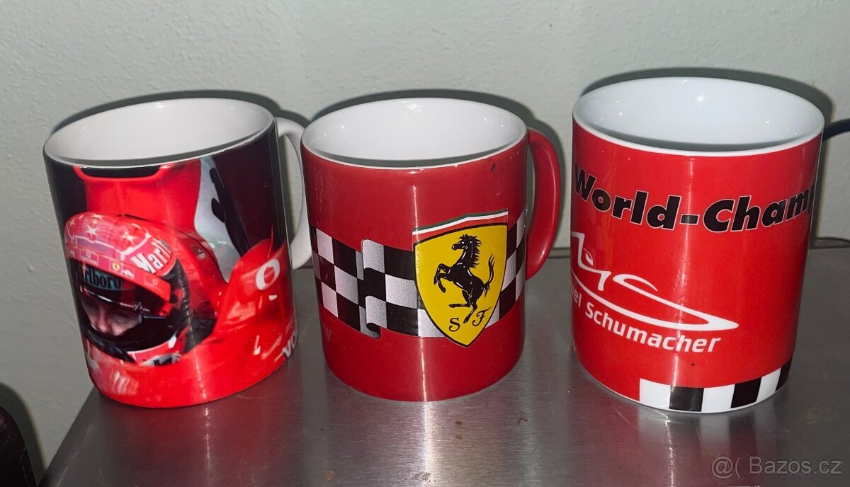 Hrníčky Ferrari, Michael Schumacher 3ks
