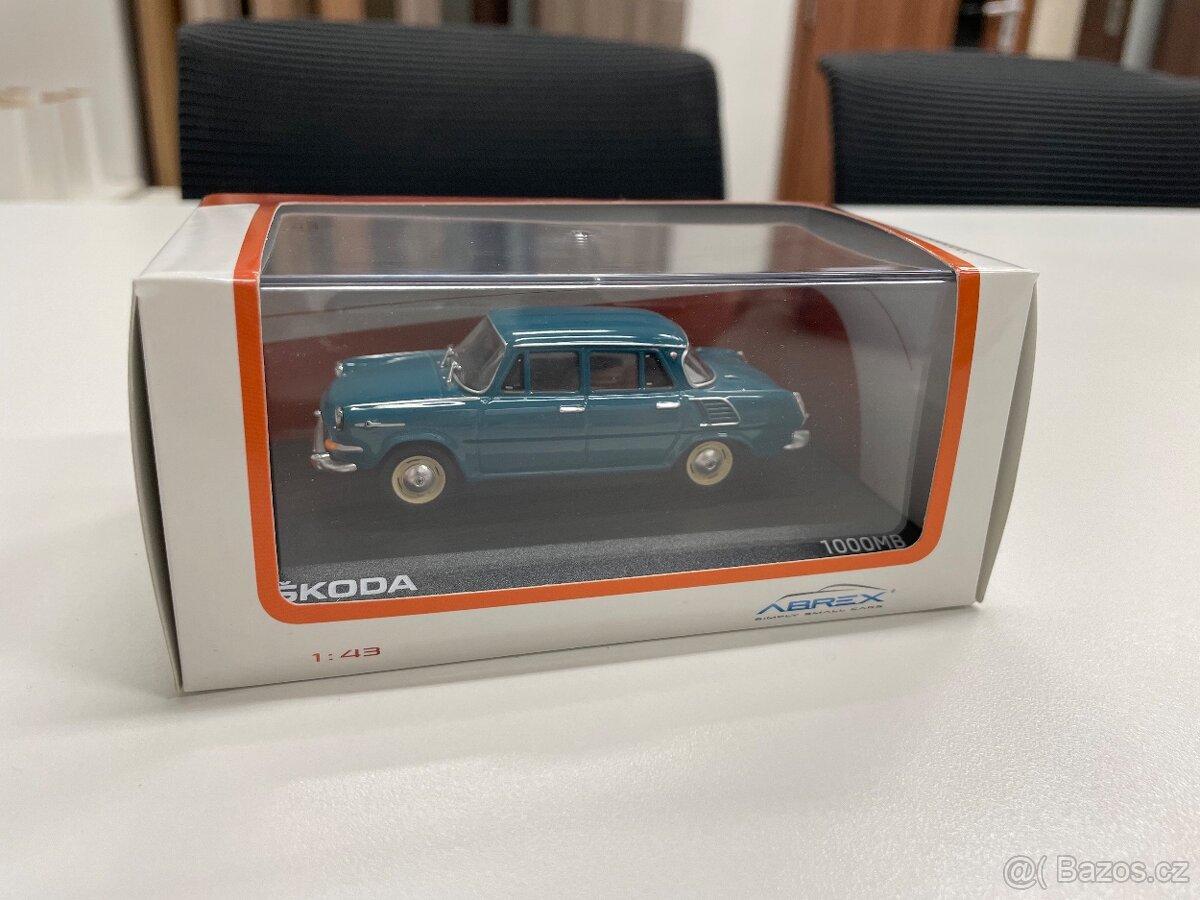 Nová Škoda 1000mb Abrex 1:43