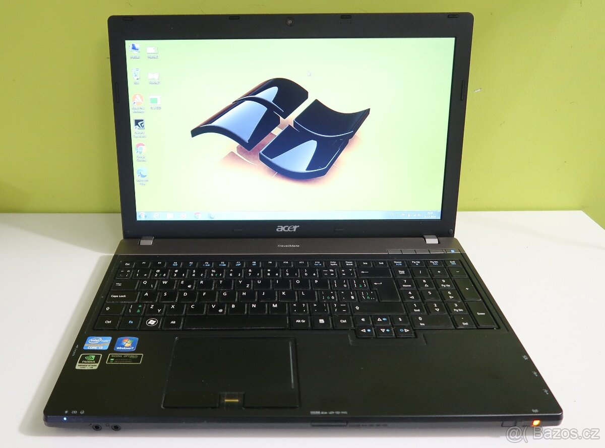 PĚKNÝ ACER 8573 /i3-2330/4GB/SSD128GB/GT540/WIN7/ZÁRUKA