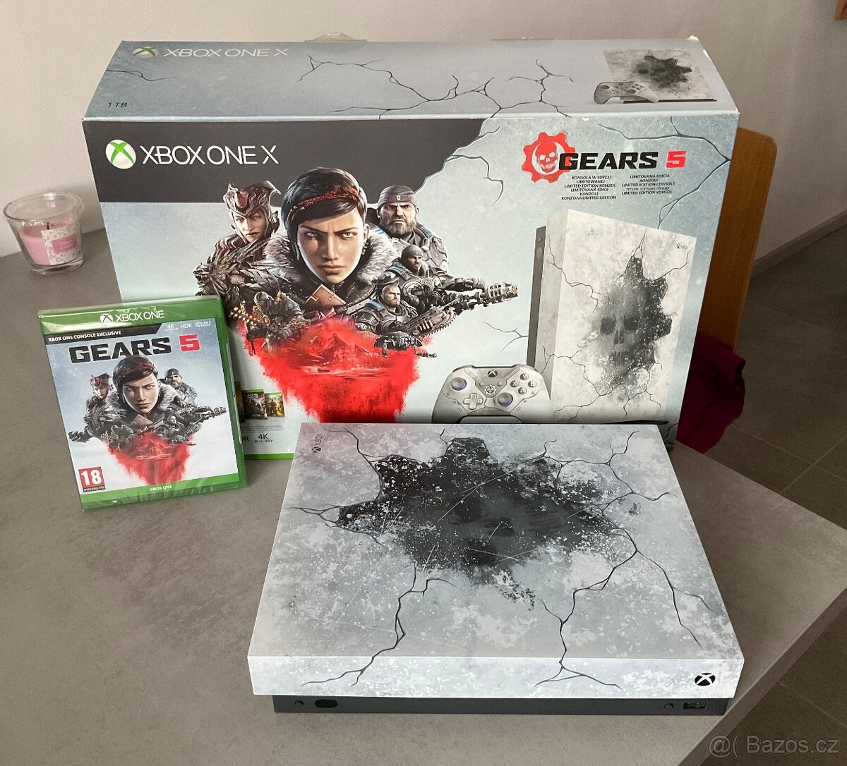 Xbox One X limitovaná edice Gear of war