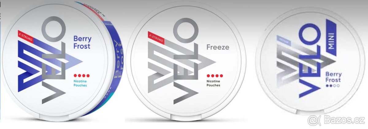 Velo sáčky Berry Frost a Freeze