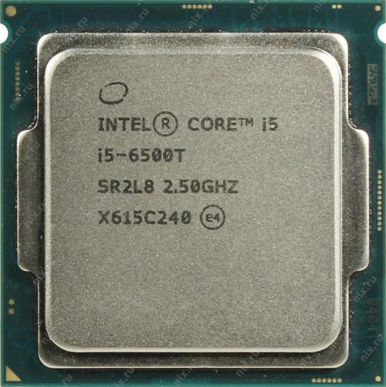 Procesor Intel i5-6500T, 2,50GHz, 4jádra 6MB cache, s.:1151