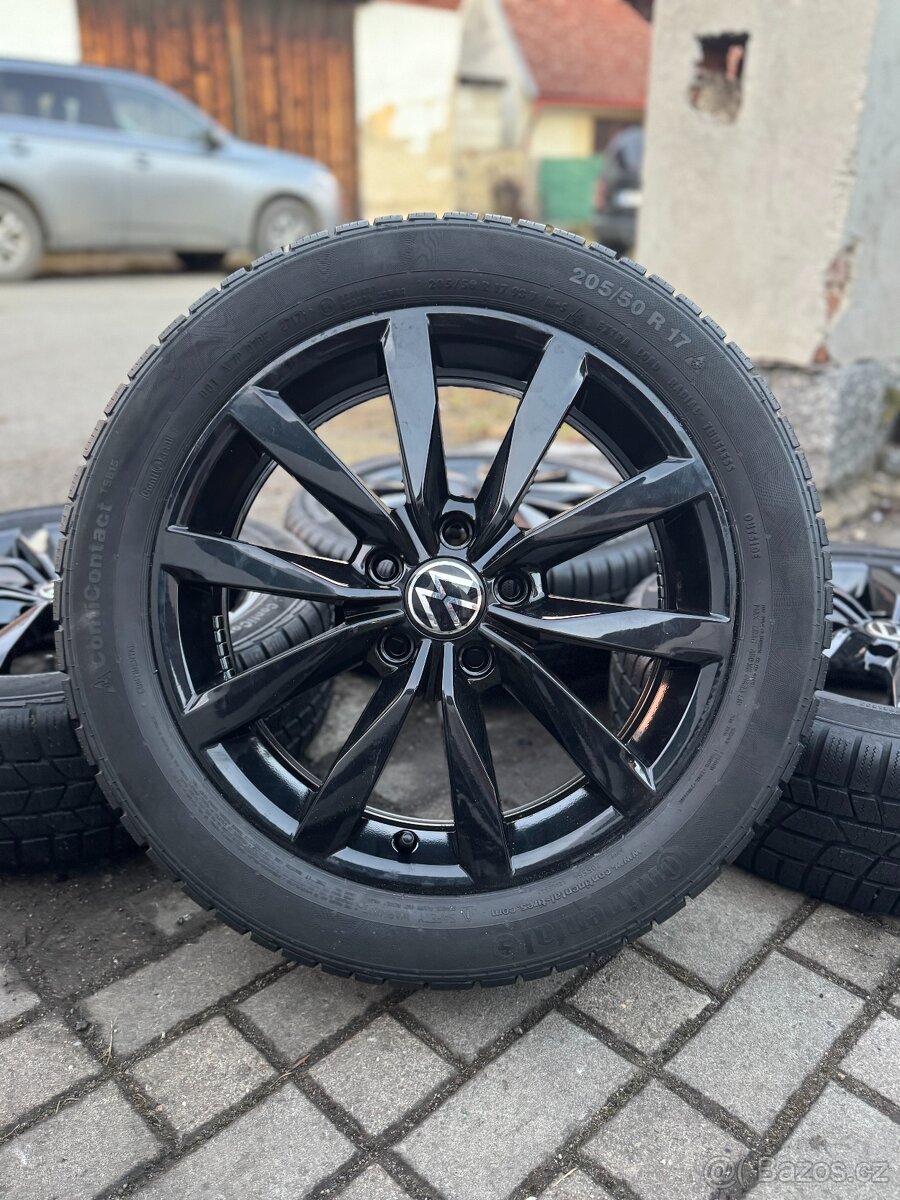 ORIGINÁL Alu Volkswagen Dijon R17, 5x112 - TOP STAV