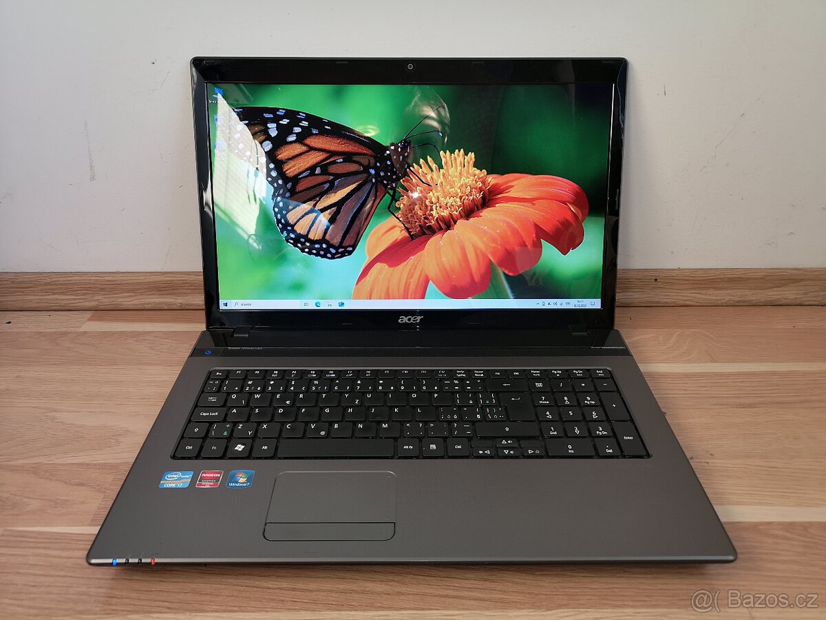 Čtyřjádrový notebook Acer Aspire 7750G