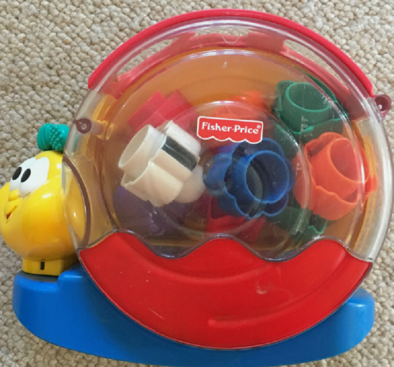 Vkládací hudební hlemýžď Fisher Price - od 6měs