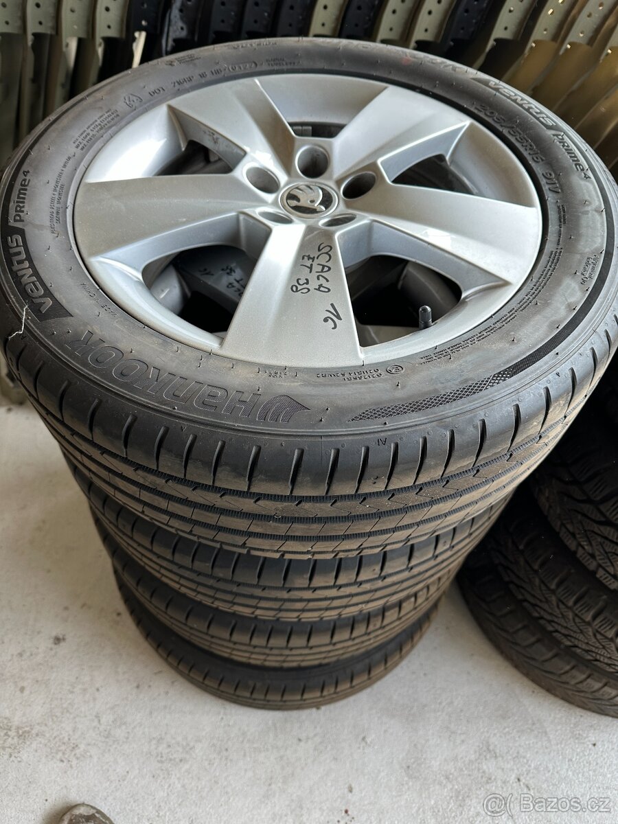 Letní Alu sada kol Škoda Scala 657601025 ET38 205/55 R16 91V