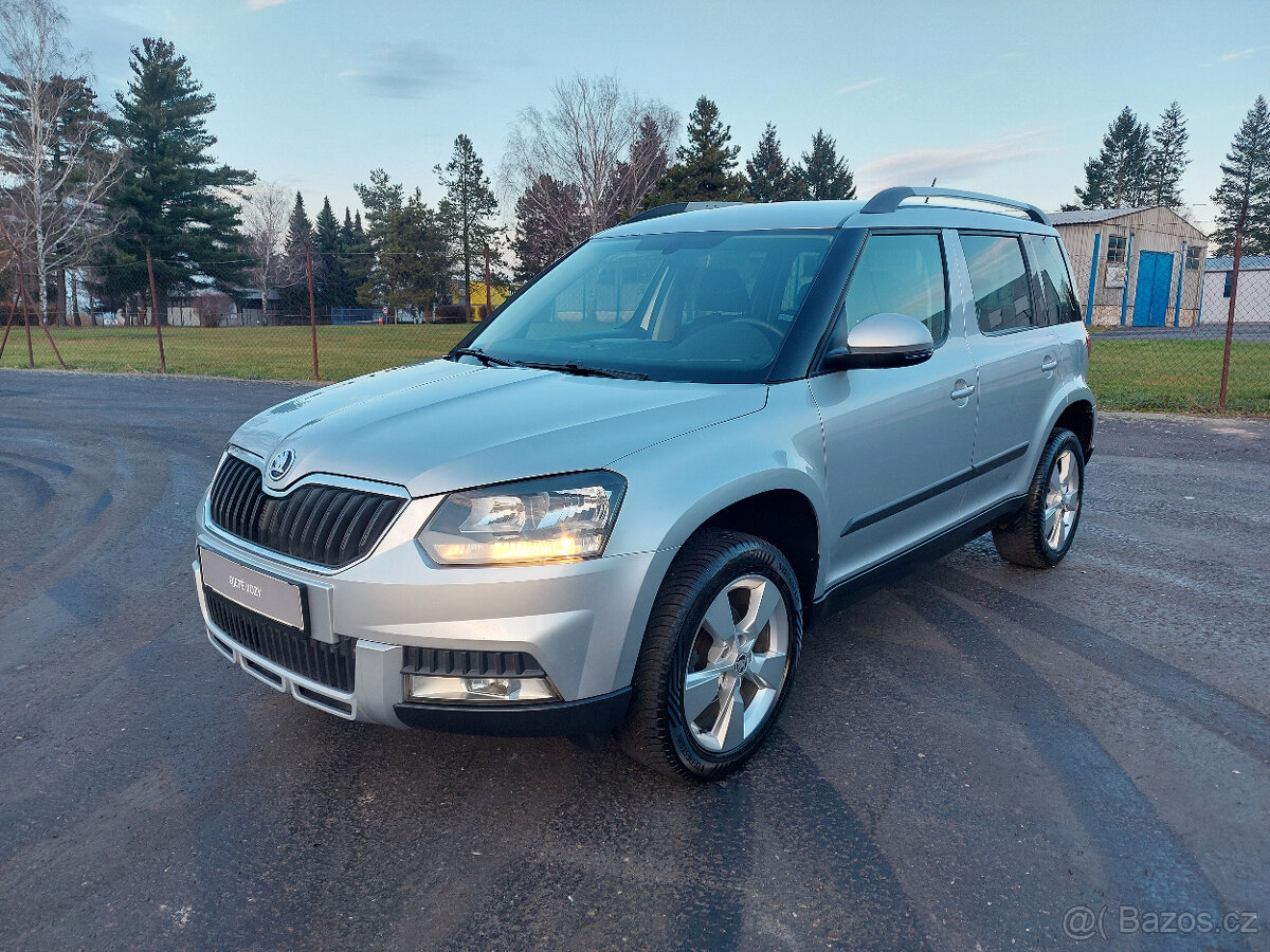 Škoda Yeti 1.2TSi 81kW,tempomat,aut.klim.2017