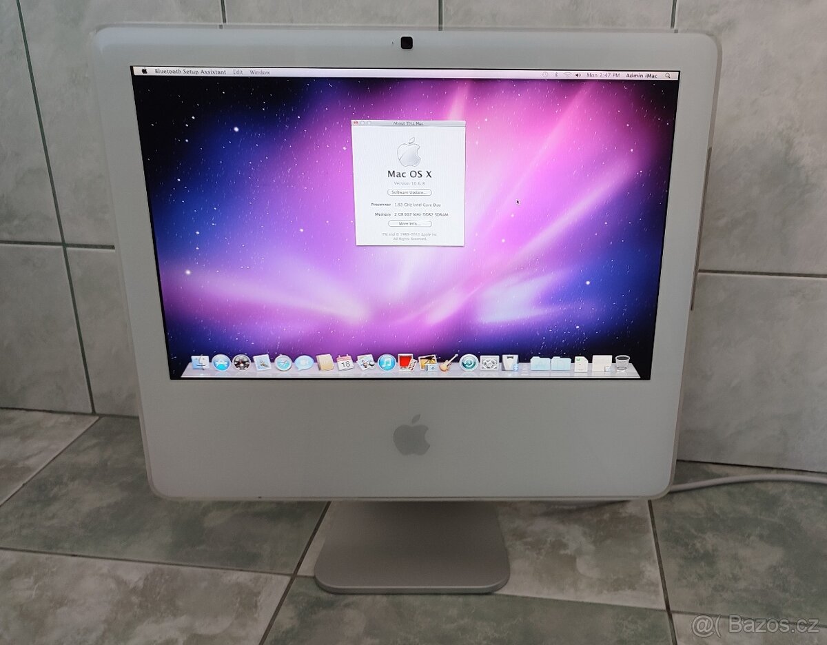 17" APPLE iMAC 4.1 A1173 Z ROKU 2006 PRO SBĚRATELE - [9.6.