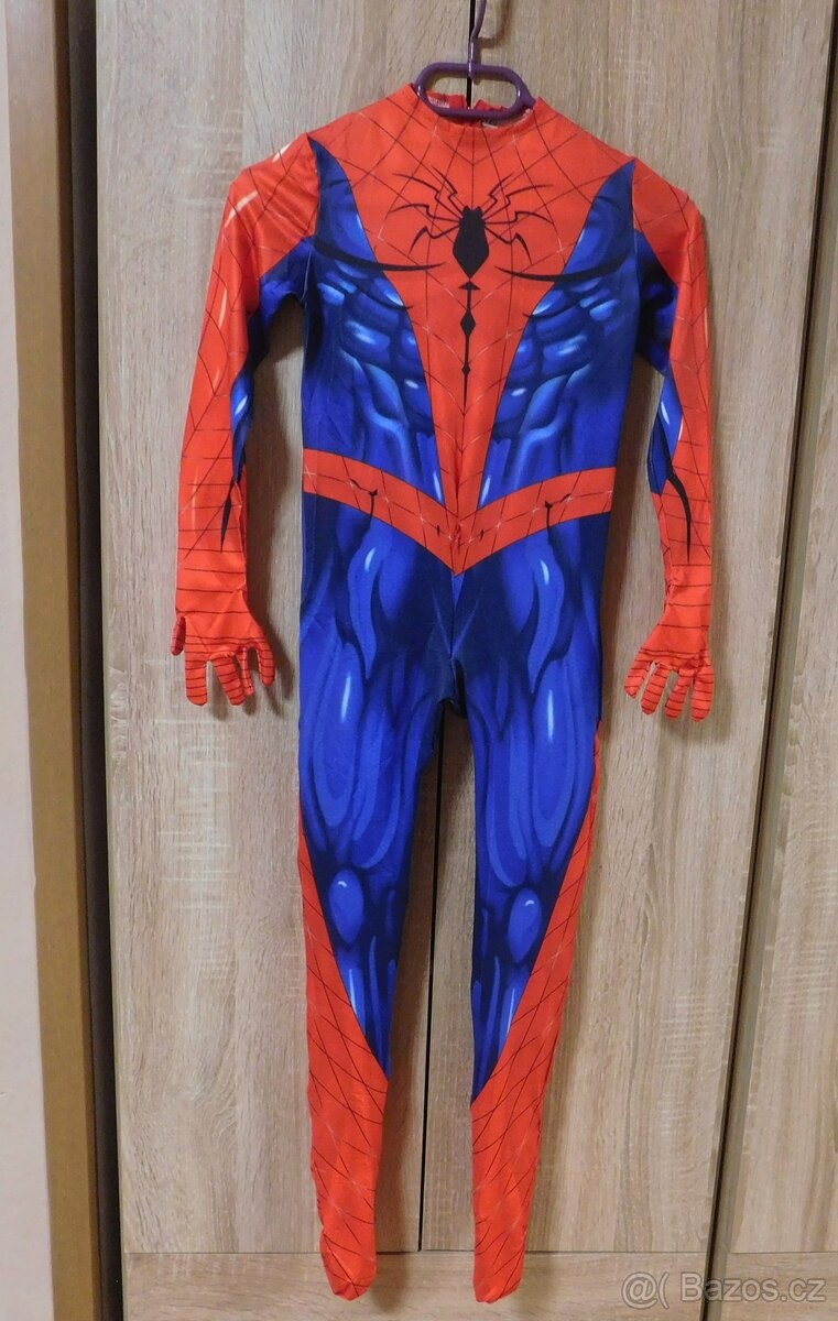 karnevalový kostým Spiderman vel.7/8let